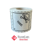 Preview: Hazard Label Class 6.1, 10x10 cm, PE-Folie, TOXIC